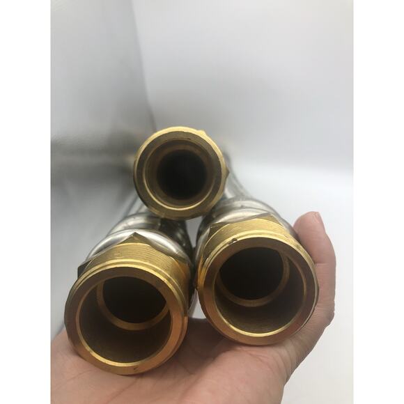 Nex Braided Flexible Hose 1 3/4”x 1” 300psi 248F-19, 24" and 23 1/2 L,LOT OF 3 - Picture 6 of 11